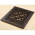 thumbnail image 1 of Reggio Registers 1214-Anh Scroll Series 10-1/4" X 12-1/4" Floor Grille - Bronze, 1 of 2