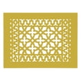 thumbnail image 1 of Reggio Registers 1216-Anh Scroll 10" X 14" Aluminum Floor Grille - Gold, 1 of 4