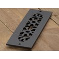 thumbnail image 1 of Reggio Registers 412-Nh Scroll Series 2-1/4" X 10" Floor Grille - Cast Iron, 1 of 2