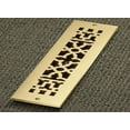 thumbnail image 1 of Reggio Registers 414-Bh Scroll Series 2-1/4" X 12" Grille - Brass, 1 of 2