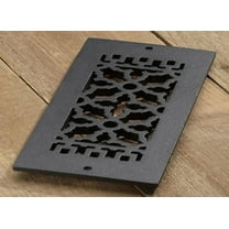 Reggio Registers 612-H Scroll Series 4" X 10" Grille - Cast Iron