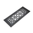 thumbnail image 1 of Reggio Registers 614-H Scroll 4" X 12" Cast Iron Floor / Wall Grille - Cast Iron, 1 of 2