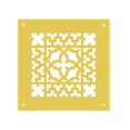 thumbnail image 1 of Reggio Registers 808-Anh Scroll Series 6" X 6" Floor Grille - Gold, 1 of 2