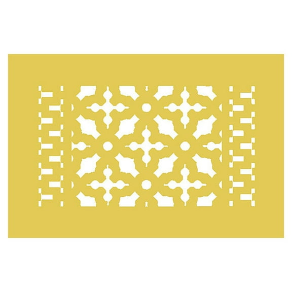 Reggio Registers 812-Ah Scroll Series 6" X 10" Grille - Gold