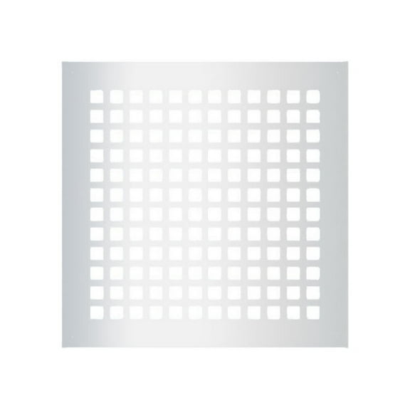Reggio Registers G1414-Sh Grid Series 12" X 12" Grille - Silver
