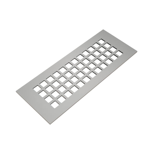 Reggio Registers G1616-SGNH Grid 14" X 14" Steel Floor Grille - Grey