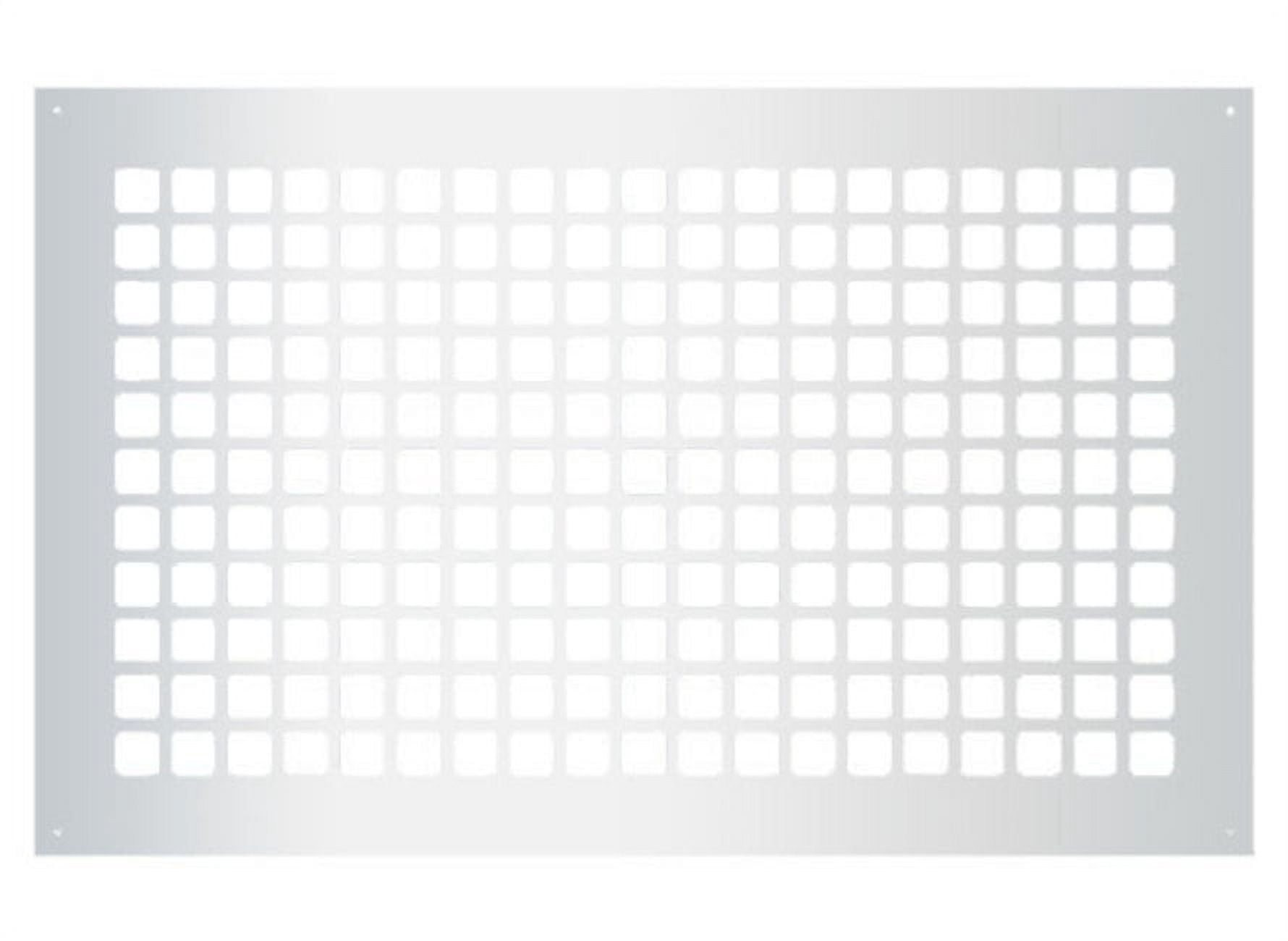 Reggio Registers G1727Sh Grid Series 14" X 24" Grille Silver