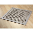 thumbnail image 1 of Reggio Registers G2020-Snh Grid 18" X 18" Steel Floor Grille - Grey, 1 of 4