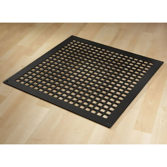Reggio Registers G2020-Sh Grid Series 18" X 18" Grille - Black