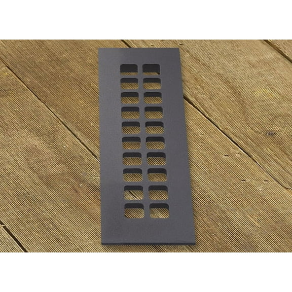 Reggio Registers G412-Ah Grid Series 2-1/4" X 10" Grille - Black