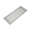 thumbnail image 1 of Reggio Registers G412-AH Grid 2-1/4" X 10" Aluminum Floor / Wall Grille - Grey, 1 of 5