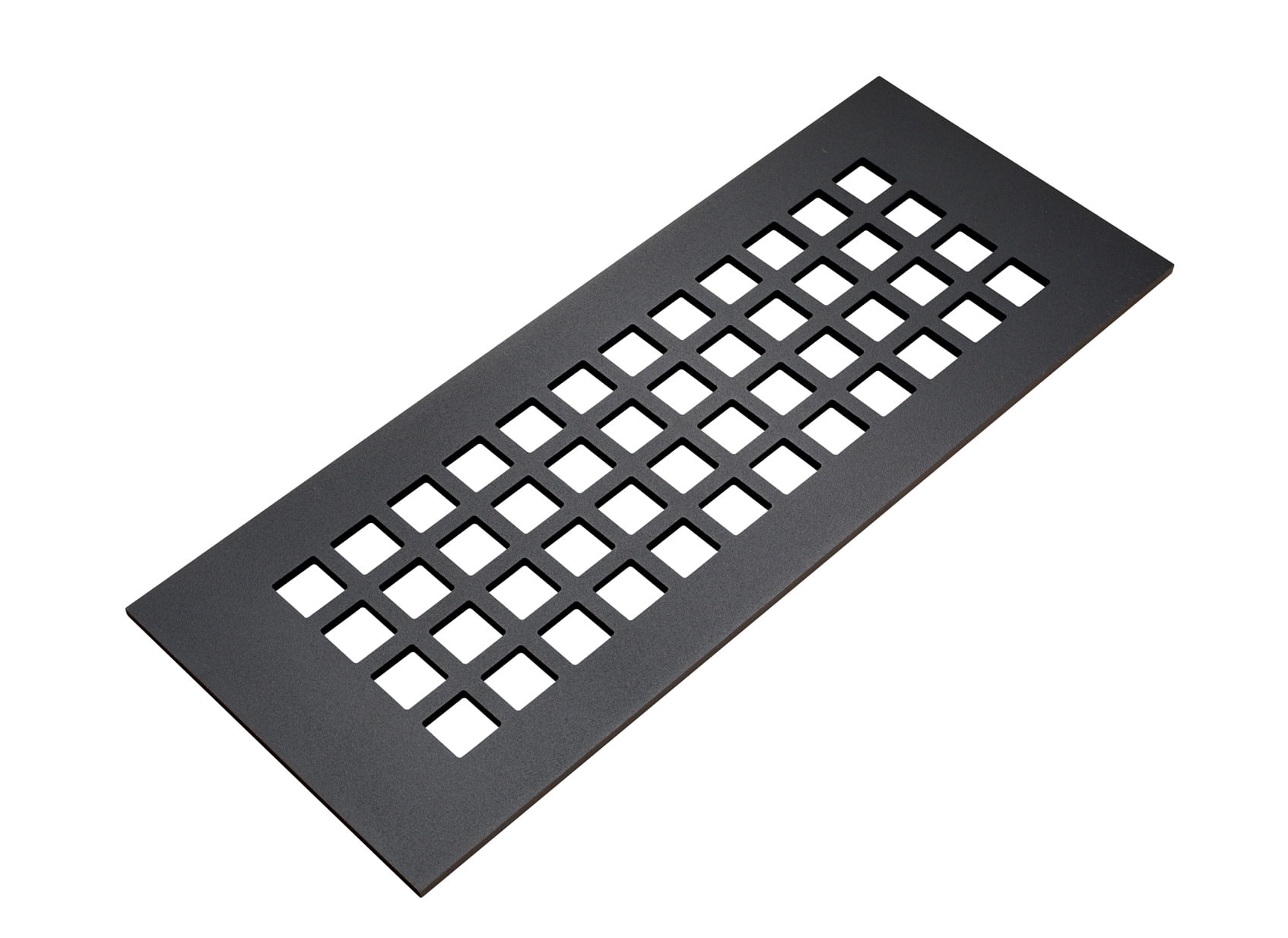 Reggio Registers G610-SBNH Grid 4" X 8" Steel Floor Grille - Black