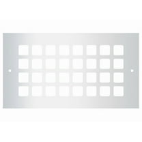 Reggio Registers G610-Snh Grid Series 4" X 8" Floor Grille - Silver