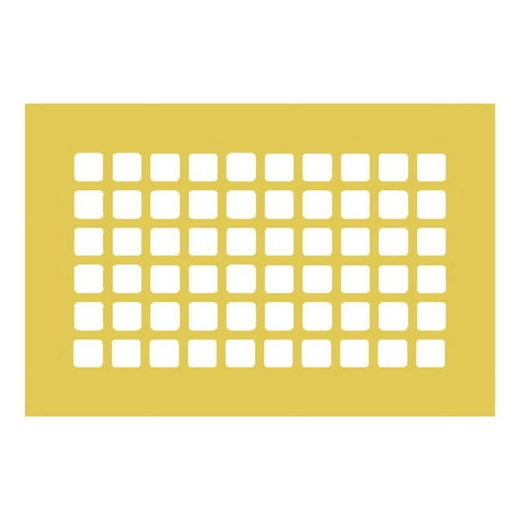 Reggio Registers G812-Anh Grid Series 6" X 10" Floor Grille - Gold