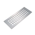 thumbnail image 1 of Reggio Registers G814-Ah Grid 6" X 12" Aluminum Floor / Wall Grille - Silver, 1 of 5