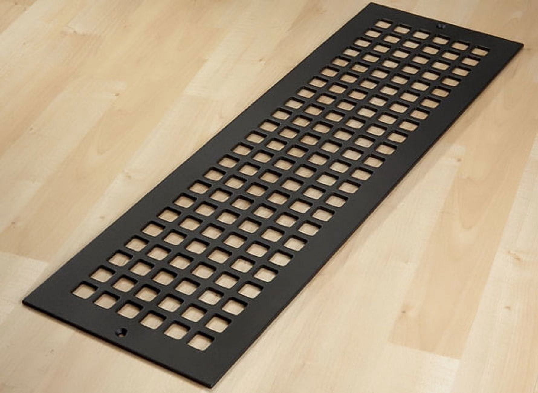 Reggio Registers G826Sh Grid Series 6" X 24" Grille Silver