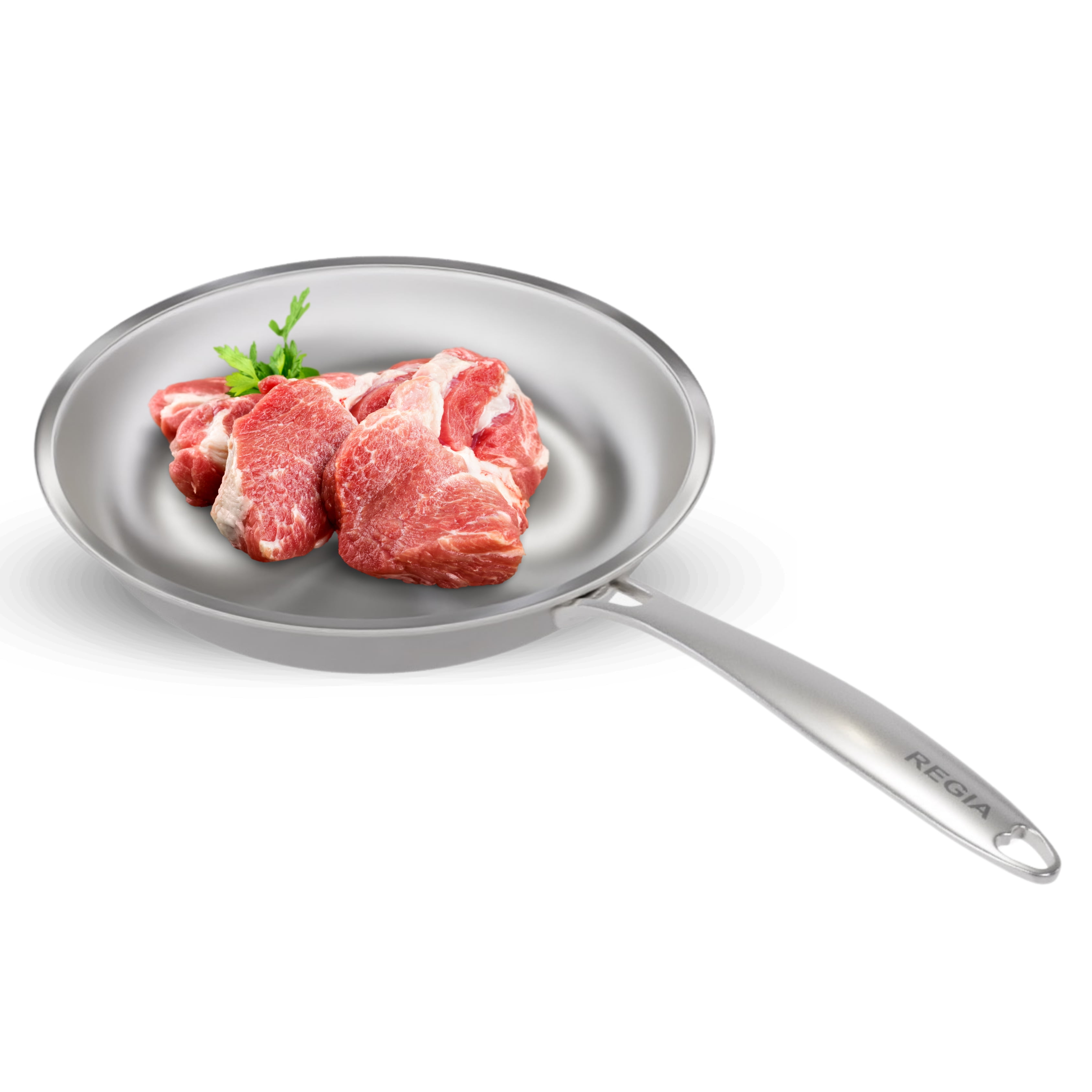 Regia 10-inch Skillet - Tri-ply Stainless Steel Pan