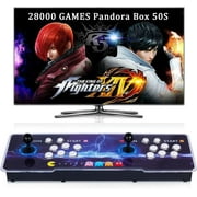 RegiisJoy【 28000 Games in 1 】 Pandora's Box 50S Arcade Game Console Retro Game Machine for PC & Projector & TV, 2-4 Players, 1280X720, 3D Games, Search/Hide/Save/Load/Pause Games, Favorite List