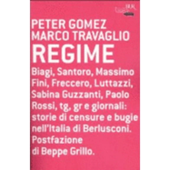 Pre-Owned Regime Paperback Peter Gomez
