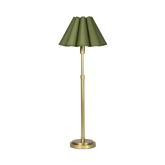 Regina Andrew 13-1681-Grn Polly 28" Tall Buffet Table Lamp - Brass