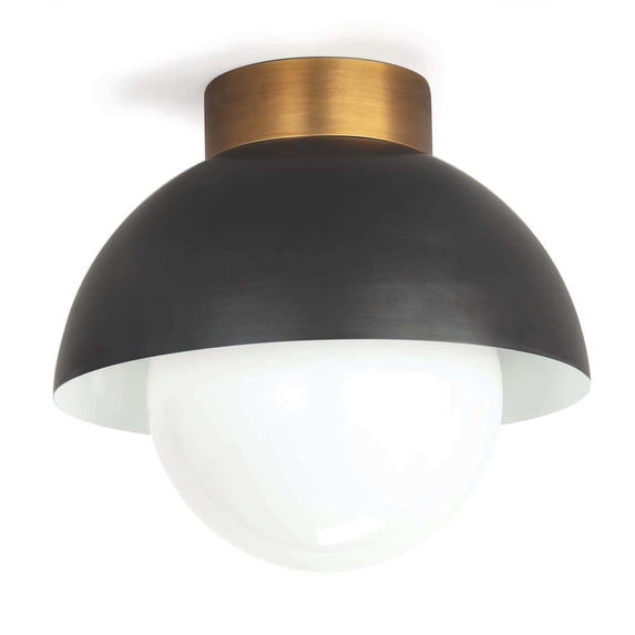 Regina Andrew 16-1356ORBNB Montreux 12" Wide Flush Mount Ceiling Fixture - Bronze