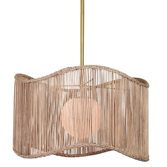 Regina Andrew 16-1403NAT Nimes 22" Wide Pendant - Natural