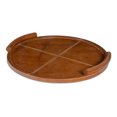 thumbnail image 1 of Regina Andrew 20-1610TAN Forte 18" Wide Leather Tray Round - Brown, 1 of 5