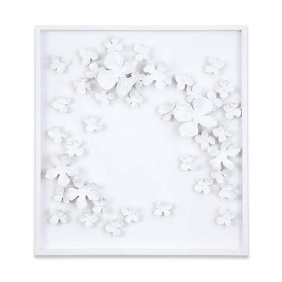 Regina Andrew 21-1154 Dogwood 37" Tall Resin Botanical Sculpture - White
