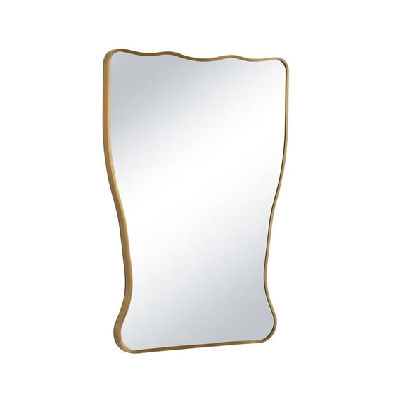 Regina Andrew 21-1173 Piero 28"W X 39-1/2"H Specialty Flat Steel Framed Accent Mirror -