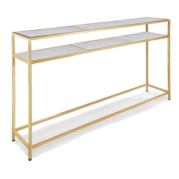 Regina Andrew 30-1016NB Echelon 54" Wide Brass And Steel Table - Brass