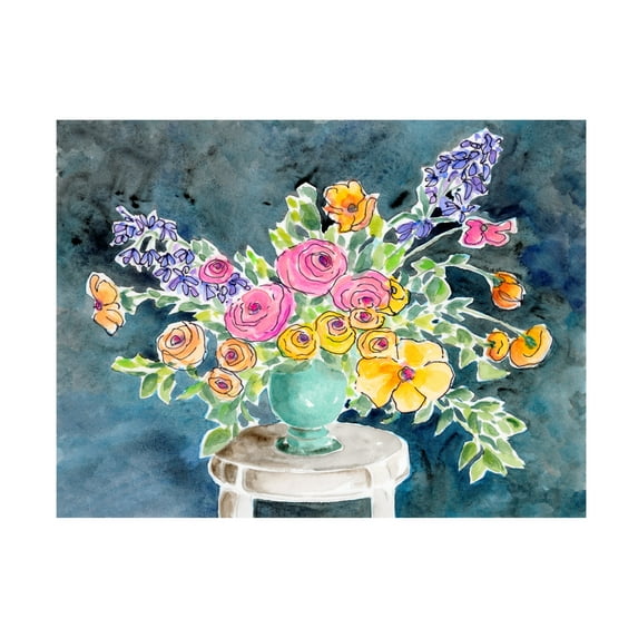 Regina Moore 'Abundant Arrangement I' Canvas Art