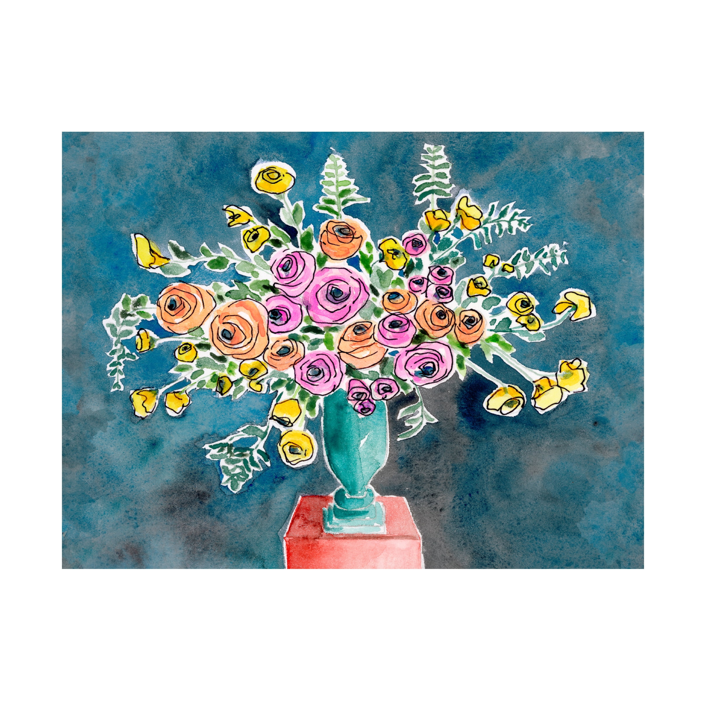Regina Moore 'Abundant Arrangement II' Canvas Art