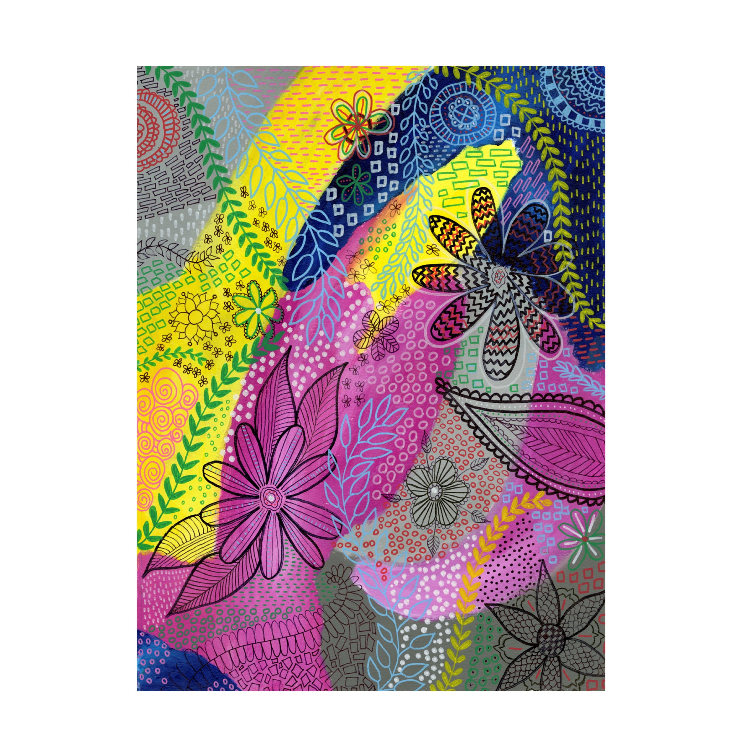 Regina Moore 'Chaotic I' Canvas Art