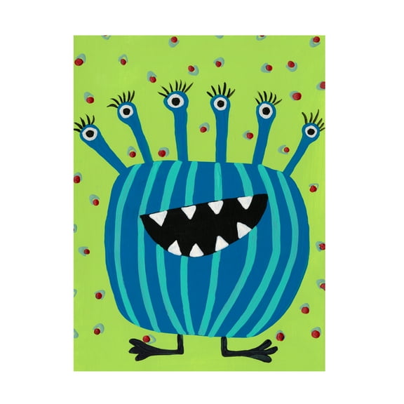 Regina Moore 'Happy Creatures II' Canvas Art