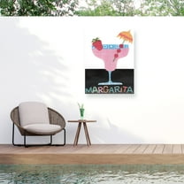 Regina Moore 'Mix Me A Drink IV' Outdoor Canvas 24x18