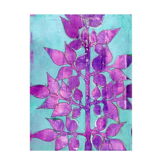 Regina Moore 'Purple Planta I' Canvas Art