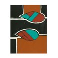 thumbnail image 1 of Regina Moore 'Rust and Teal Patterns VI' Canvas Art, 1 of 3