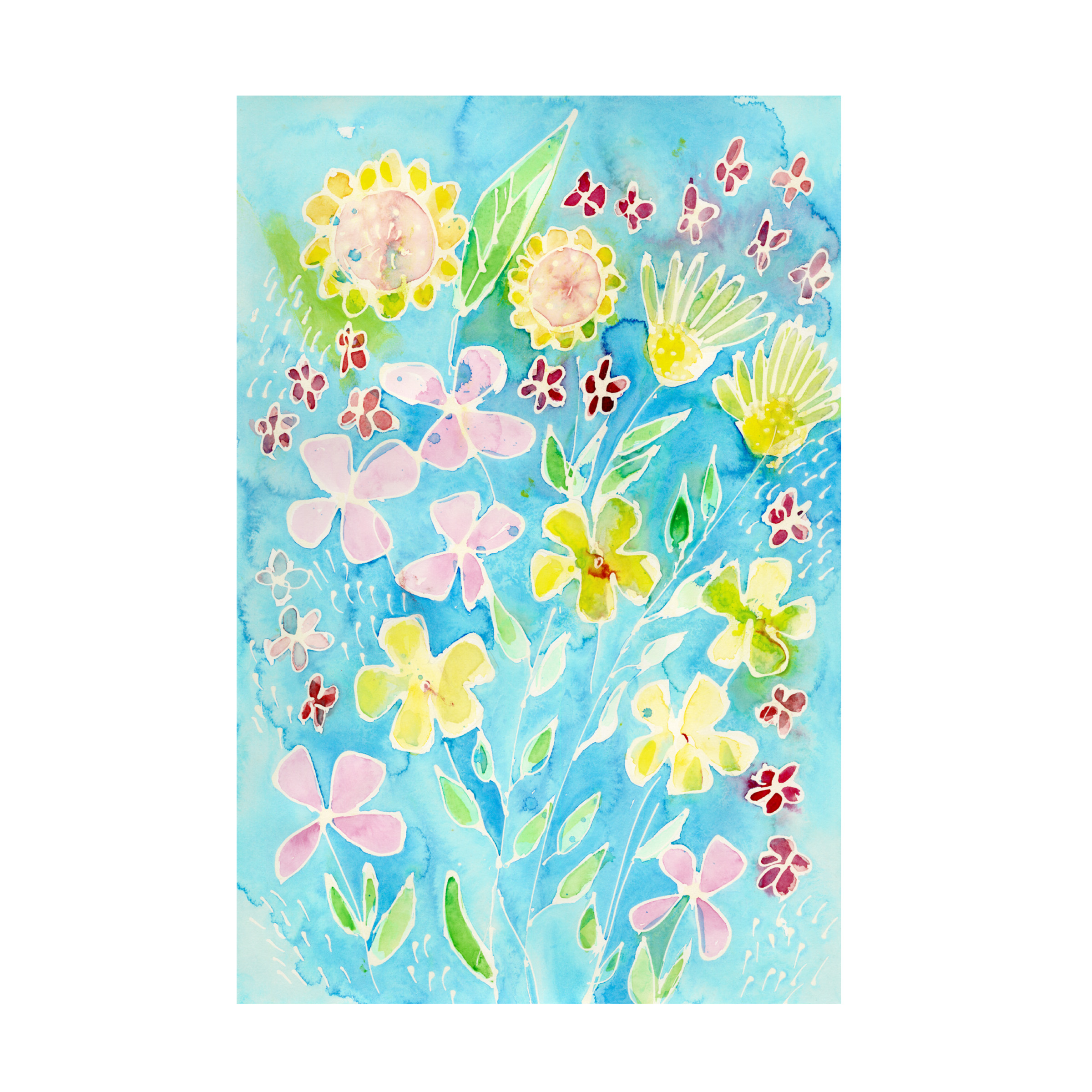 Regina Moore 'Snappy Floral II' Canvas Art