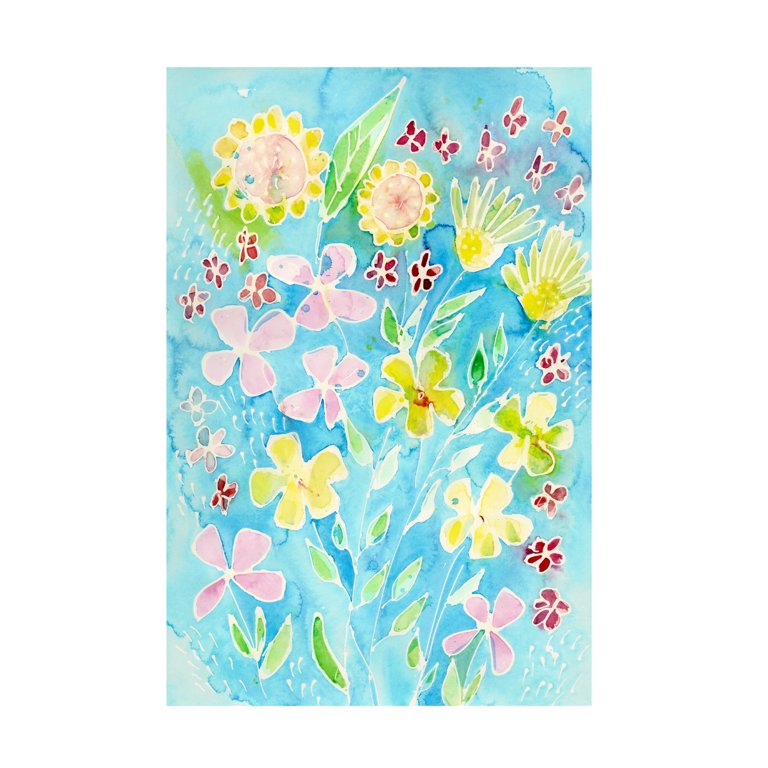 Regina Moore Chaos Floral V Canvas Art - 15.5