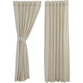 thumbnail image 1 of Regina Rod Pocket Farmhouse Curtain Panel Pair, 1 of 10