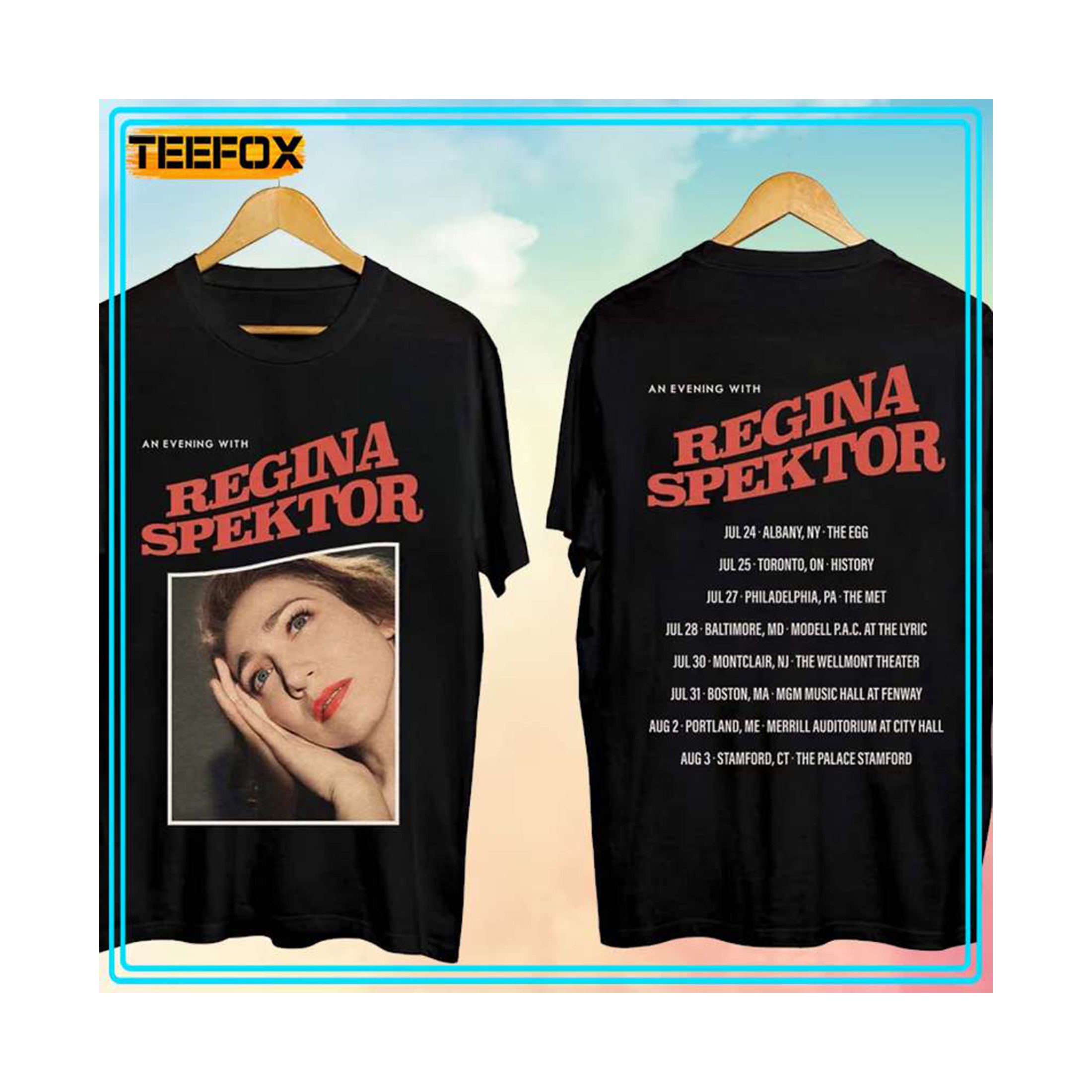 Regina Spektor Tour 2024 Music T Shirt