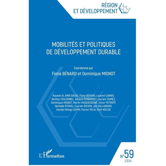 Region Et Developpement Mobilits et politiques de dveloppement durable, (Paperback)