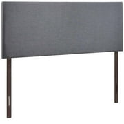 Modway Region Queen Upholstered Headboard in Smoke