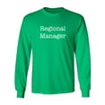 thumbnail image 1 of Regional Manager Adult Long Sleeve T-shirt, 1 of 3