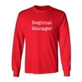 thumbnail image 1 of Regional Manager Adult Long Sleeve T-shirt, 1 of 3
