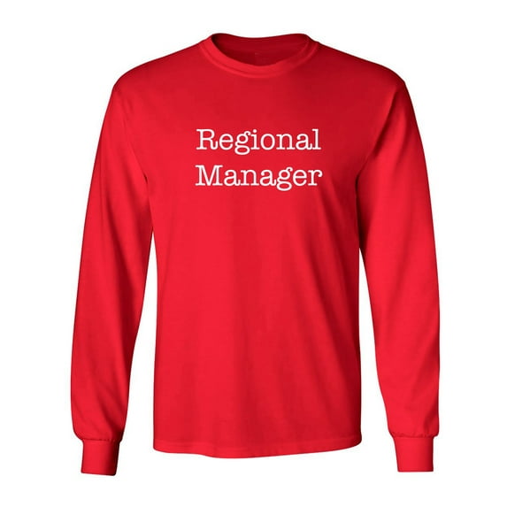 Regional Manager Adult Long Sleeve T-shirt