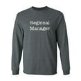 thumbnail image 1 of Regional Manager Adult Long Sleeve T-shirt, 1 of 3