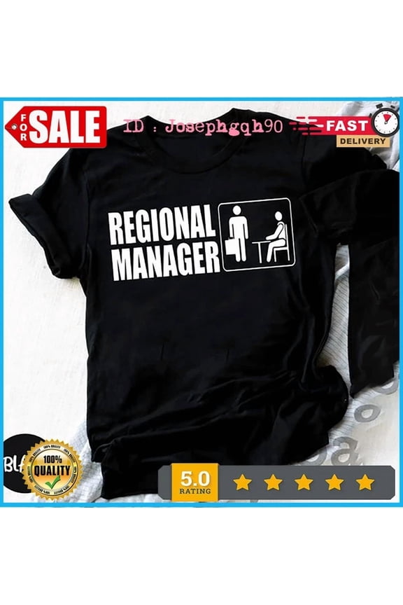 Regional Manager And Assistant To The Regional Manager Shirt, The Office Unisex S-5XL Hot Trending Shirt, Vintage Birthday Gift