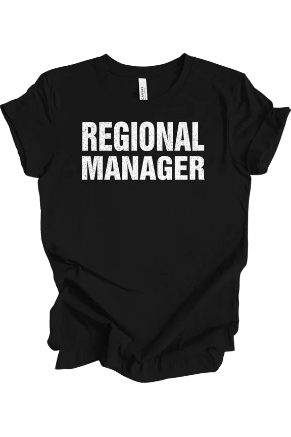 Regional Manager Funny Office Workplace Humor Corporate Job Unisex T-Shirt, up to Size 5XL