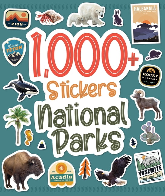 Regional Sticker Books 1,000 Stickers: National Parks, (Paperback)